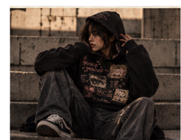 Pookie Peaches Vintage Peachwork Hoodie